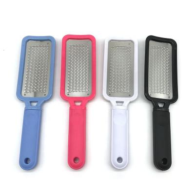 China Professional Hot Selling Home Pedicure Tool Skin File Dead Double Sided Foot Rub Calluss Remover Stainless Steel Foot File for sale