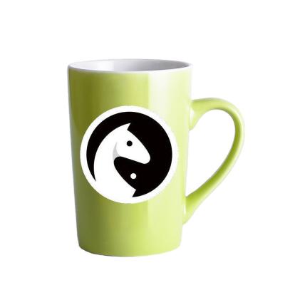 China Factory Direct Supplier Viable 13.5 Ounce High Grade Minimalist Artistic Party Cups Chubby Handle Ceramic Cup for sale