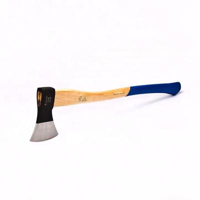 China Low price supply steel chopping ax fire ax comfortable wooden hand tool small wooden ax for sale