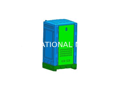 China Rotational Moulding Steel Mobile Toilet Mold for sale