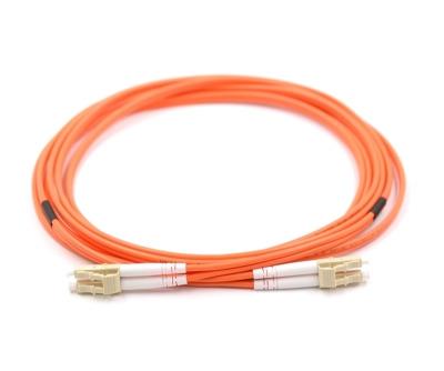 China 1m LC Faser-zum Optikflecken-Kabel LC-Duplex-OM1 für gefährliche Bereichs-Zug-Beweis-Jacke zu verkaufen