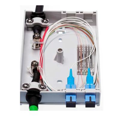 China 4 FO Faser-Optikanschlusskasten im Freien, Duplex-Adapter-Faser-Zugangs-Anschlusskasten Sc Simplex-LC zu verkaufen