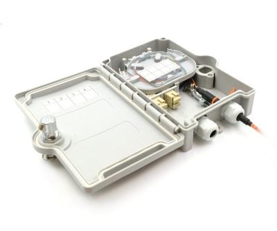 China Faser-Optikbeendigungs-Kasten FTTx 4 des Schutz-IP55 Faser PC-ABS materieller Staub-Beweis zu verkaufen