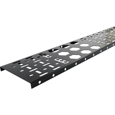 Κίνα μαύρος καλωδίων 150mm 0U δίσκος καλωδίων διοικητικής επιτροπής πολυ ενισχυμένος χρήση 2pcs προς πώληση