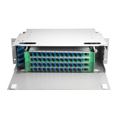 Cina 48 quadro d'interconnessione a fibra ottica ottico all'aperto dell'acciaio dolce della struttura di distribuzione del porto ODF IP66 in vendita