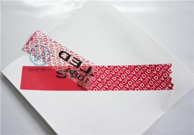 Chine Labels évidents de degré de sécurité de bourreur au détail avec anti- l'autocollant contrefait à vendre