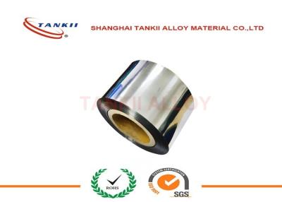 China Prata 1,12 térmica da folha da resistividade P675R Thermobimetal da tira bimetálica 0.1*80mm 5J20110 à venda