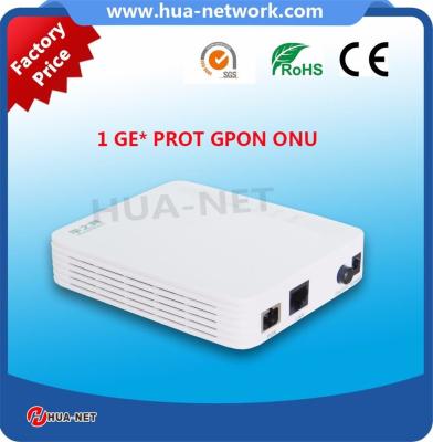 China Plastic White Mini box FTTH ONU/Fiber ONU 1GE GPON Router ONU/ONT with ZTE Chipset for sale