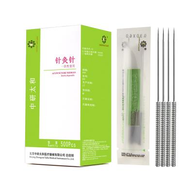 中国 10mm ハンドル 長さ ストレート アクupuncture 中皮内針 伝統的な中国医学と痛みの緩和 販売のため