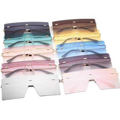 China Fashion Sunglasses Wholesale High Quality Oversized Sunglasses Women 2021 Big Square Design Ladies Shape Sunglasses for sale
