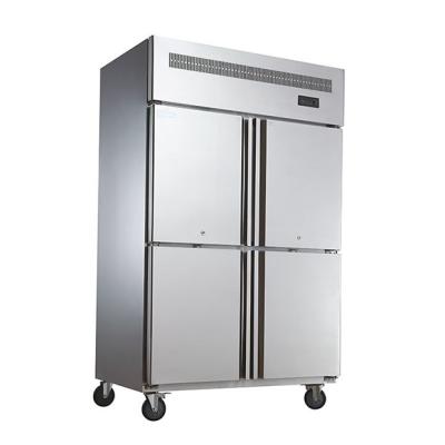 China Commercial Stainless Steel Body With Multiple Doors Commercial Catering Kitchen Freezer for sale
