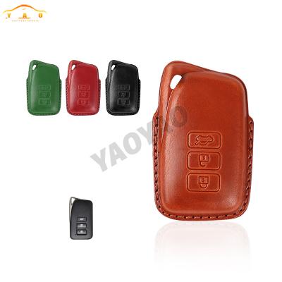 China Protect Car Original Key Luxury leather car key chain case for Lexus NX GS RX IS ES GX LX RC 200 250 350 LS 450H 300H for sale