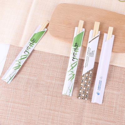 China Disposable Take Away Disposable Food Chopstick Print Customized With Logo Printing for sale