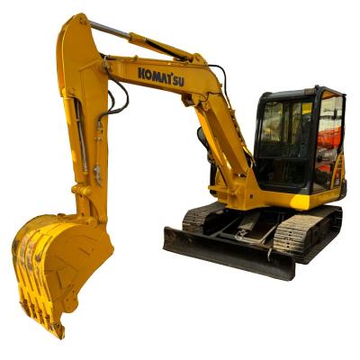 China 5 toneladas Excavadora Komatsu usada PC56 Sistemas de economia de combustível Sistemas de trabalho Cor original à venda