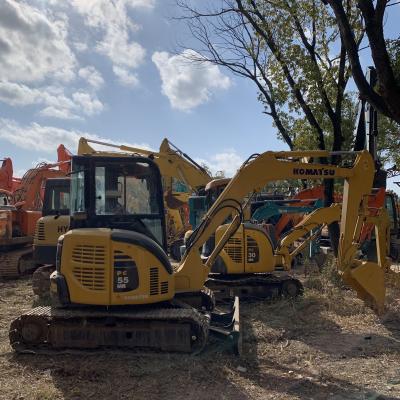China Boa condição 2020 Usado Komatsu PC55MR mini escavadeira com horas de trabalho baixas 0-2000 à venda