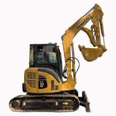 China Excavadora Komatsu PC55MR Mini de 5 toneladas Excavadora de rastreo cilindro hidráulico original en venta