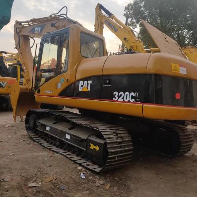 China Excavadora usada CAT 320CL Mini Excavadora de movimentação de terra com capacidade de balde de 0,8 m3 à venda
