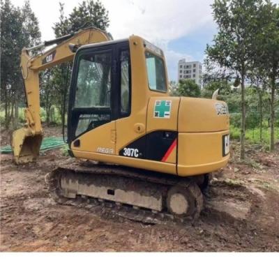 China Excavadora Caterpillar 307C usada com cilindro hidráulico original em boas condições à venda