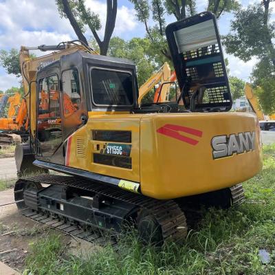 Chine Sany155C Second-hand Excavator 0.53m3 Bucket Capacity 15000 KG Machine Weight Affordable à vendre
