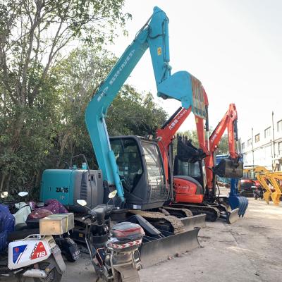China Excavadora japonesa original Hitachi 7Ton ZX70 em bom estado à venda