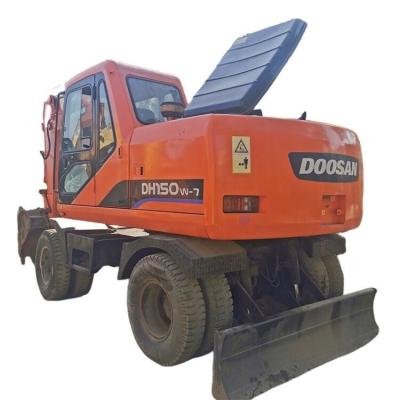Κίνα Χρησιμοποιούμενη εκσκαφέας Doosan DH150 Super με υψηλή απόδοση κλίσης και καλή σφραγίδα καμπίνας προς πώληση