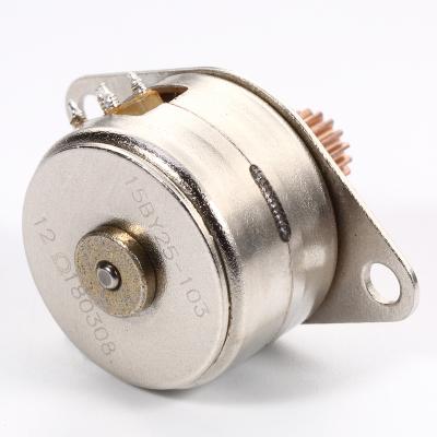 China Low Cost Small Adjustable Speed 15BY25 Micro Electric DC Stepper Motor With Custom 15BY25-103 for sale