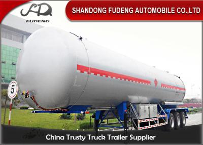 Chine 56,7 de CBM LPG de carburant de bateau-citerne remorque semi avec le circuit de freinage d'ABS 2/3/4 axes à vendre