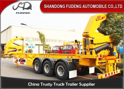 China 20 - 53ft Swing Lift Container Trailers / Diesel Engine Container Lift Trailer for sale