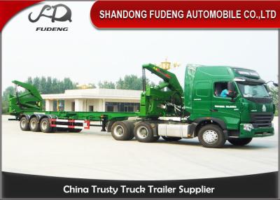 China 40ft Sidelifter Container Trailer , Port Self Loading Container Truck Trailer for sale
