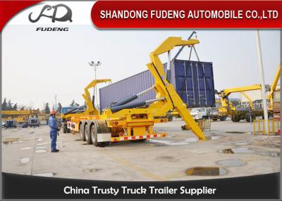 China 40ft Self Loading Container Trailer 3 * 13 Tons Axles Mechanical Suspension for sale