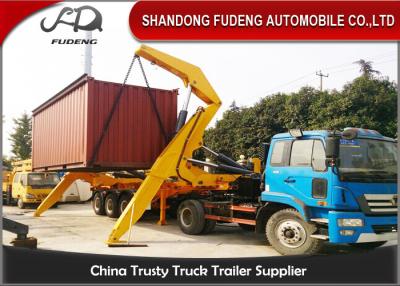 China 40 Foot Container Side Lifter Crane Truck Trailer Heavy Load Capacity for sale