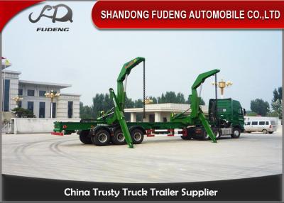China 40 Foot Side Loader Truck Trailer , Self Lift Trailer Separate Diesel Engine Available for sale