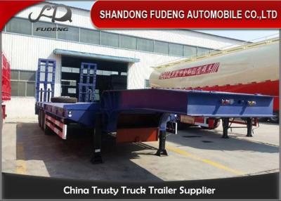 Китай Механика планшетных низкий кровати 4 цапф стальных 60T трейлер Semi продается