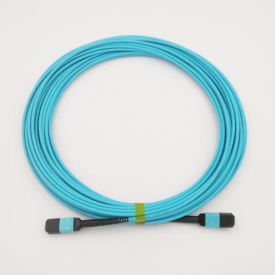 Chine Hochiry MPO/type corde de fibres du câble 12 tronc de MTP de correction à plusieurs modes de fonctionnement de la fibre OM4 de B à vendre