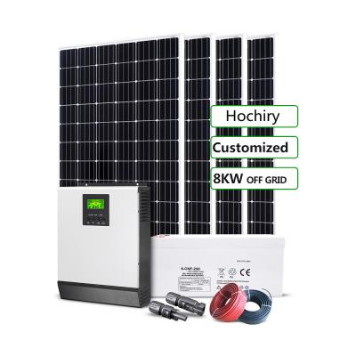 Chine Outre du panneau solaire à énergie solaire de picovolte de stockage de l'énergie de système de la grille 10kW avec du verre trempé à vendre