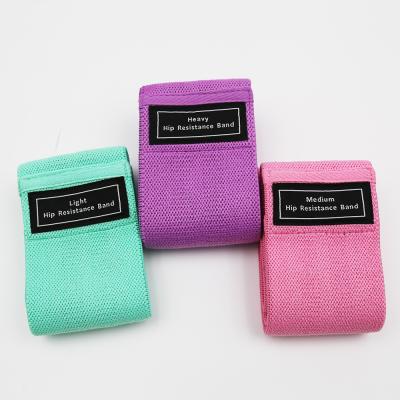China Tape Cotton +Filamentous Latex Fabric Resistance Booty Bands For Women Butt And Legs. Non removable fabric 3 set of resistance instruction manual to exercise for sale