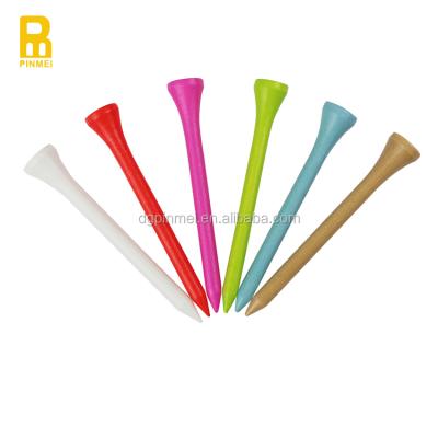 China Golf Sports Factory Price Sales Bamboo Wooden Golf Tees Custom Logo With Nice Package for sale