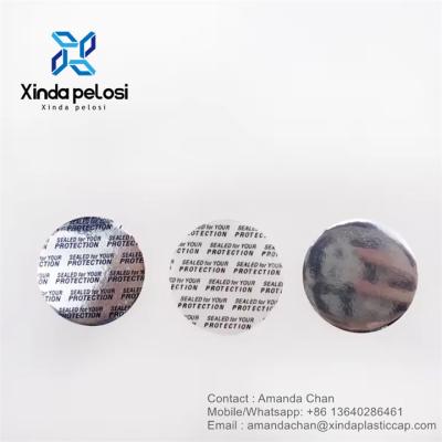 Cina Facile da sbucciare Induzione Fogli di alluminio copertura di sigillo per bottiglia di plastica in vendita