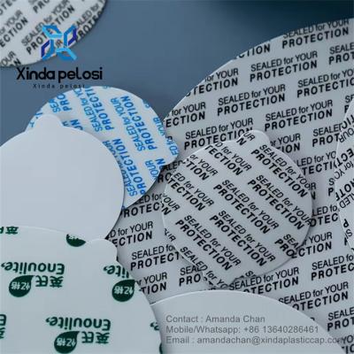 Cina Fabbrica Fogli di alluminio Induzione Cappotti di bottiglia Rivestimenti Sigilli per imballaggi alimentari in vendita