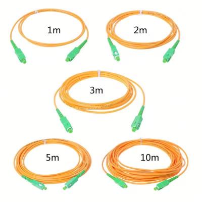 China SC LC FC ST 50/125 Multimode Fiber Jumpers 8Core Optical Patch Cable 1000m for sale