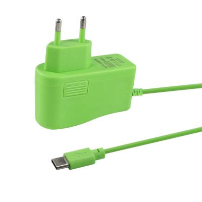 중국 Eu 5Volt 2000Ma 플러그 Ac 100-240V로 USB-C 2A 스위칭 전원 어댑터 5V 판매용
