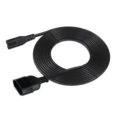 China EU Schuko to IEC C7 Heavy Duty Power Cord Straight 2-Prong Plug for Office Electronics Laptops & Printers for sale