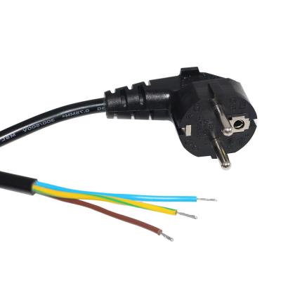 Κίνα Ευρωπαίος Schuko Plug Open End Power Cord 10A 250V γυμνό σύρμα χαλκού για βιομηχανική / οικιακή χρήση προς πώληση