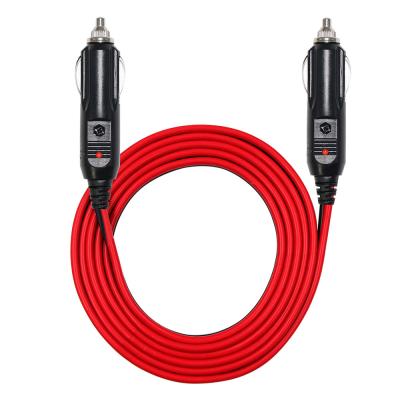 Cina Cavo caricabatterie maschio-maschio 12V per l'alimentazione del veicolo 16AWG Protezione da carica rapida e sovraccarico (Nero) in vendita