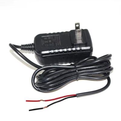 Китай US Plug AC Power Cord to Bare Wire 2 Prong NEMA 1-15P to Stripped End Cable for LED Driver/ Power Supply/ DIY (Включается в кабель переменного тока для обнаженного провода) продается