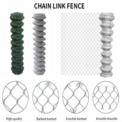 China Grüner Zaun Metalldrahtgitterzaun 30*30MM Gewebter Kettenverbindungszaun zu verkaufen