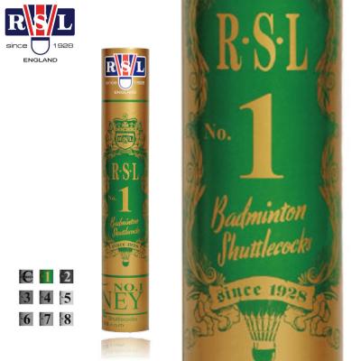 China rsl gold shuttlecocks , rsl no.1 shuttlecock bulk price 100 tubes free shipping for sale