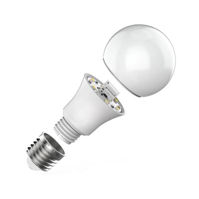 China China Electric Lamparas Led Lamp 220V 110V 5W B22 E27 A60 Led Lamp Light Bulb for sale