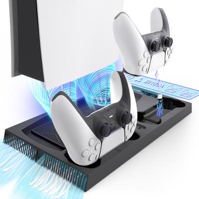 China Dual USB Hub Fan Handle Host p5 Radiator Handle Seat Host Charging Bracket For PS5 GP5-1510 for sale