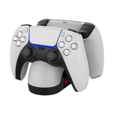 China P5 Game Console Charger Touch Type Dual Seat PS5 Grip Fast Charging The Gamepad Pg-p5008 for sale